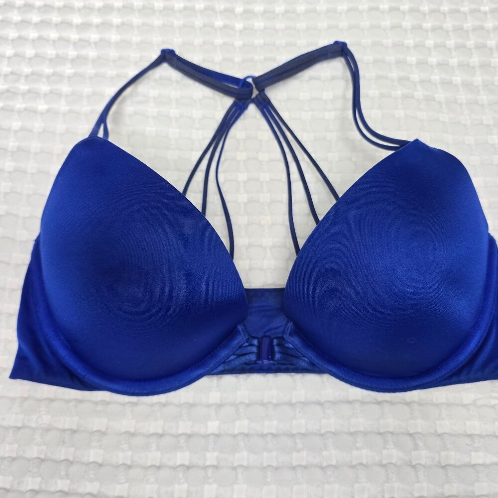 Victoria's Secret Very Sexy Push-up Racerback - 32D - royal blue